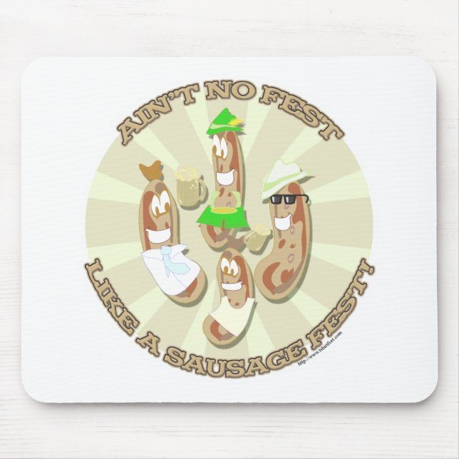 Sausage Fest! Mouse Mat (Front)