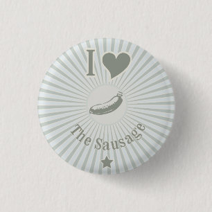 Sausage Lover 3 Cm Round Badge