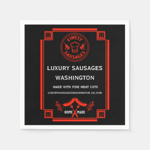 Sausage makers napkin