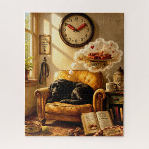 Sausage O’Clock Dreamtime – Surreal Dog Art Jigsaw Puzzle