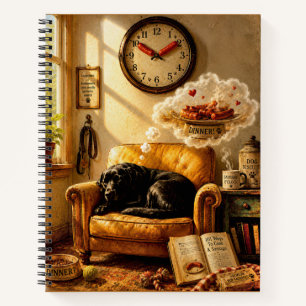 Sausage O’Clock Dreamtime – Surreal Dog Art Notebook