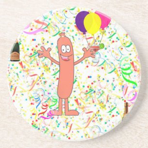 sausage party coaster