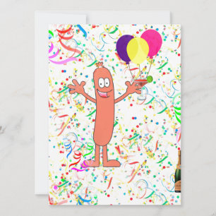 sausage party invitation