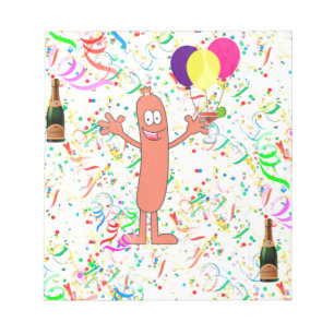 sausage party notepad