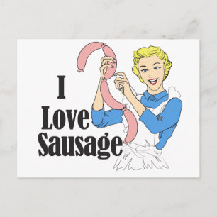 Sausage Postcard