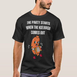 Sausage Pun Kielbasa  Polish T-Shirt