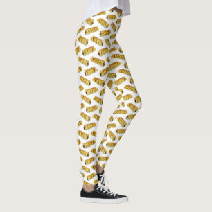 Sausage Roll Polka Dot Pattern Leggings