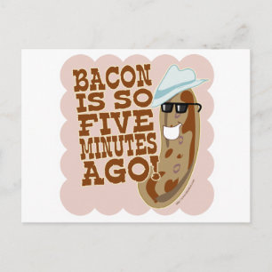 Sausage Vs. Bacon Postcard