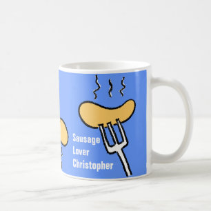 Sausages design mug. Personalise. Coffee Mug