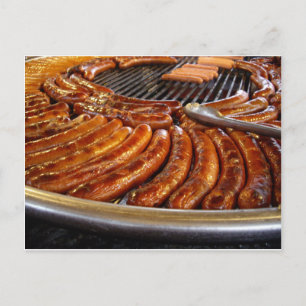 Sausages Postcard