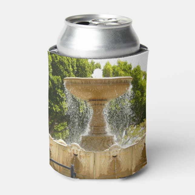 Sausalito Fountain California Travel Photography Can Cooler (Can Front)