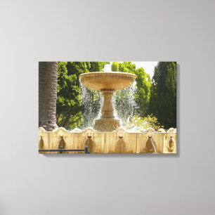 Sausalito Fountain California Travel Photography Canvas Print