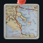 Sausalito Mill Valley Map Metal Tree Decoration<br><div class="desc">Wonderful old street map of Sausalito,  Mill Valley,  Marin California.</div>