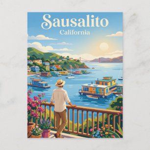 Sausalito USA Postcard