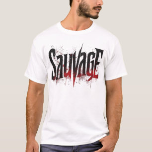 Sauvage Goth Streetwear Graphic T-Shirt - Edgy Gru