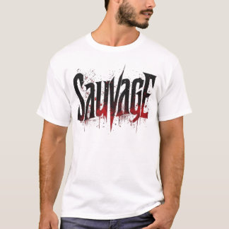 Sauvage Goth Streetwear Graphic T-Shirt - Edgy Gru
