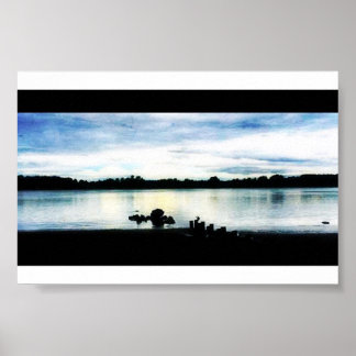Sauvie's Island at Twilight Poster