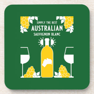 Sauvignon Blanc Wine Drinker Coaster