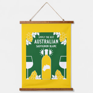 Sauvignon Blanc Wine Drinker Hanging Tapestry