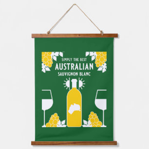 Sauvignon Blanc Wine Drinker Hanging Tapestry