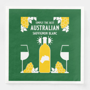 Sauvignon Blanc Wine Drinker Napkin