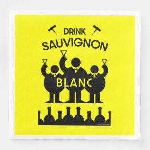 Sauvignon Blanc Wine Drinker Napkin