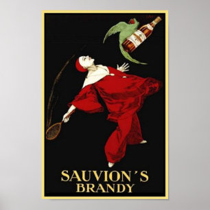 Sauvion's Brandy Poster