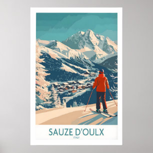 Sauze dOulx Poster Italy 1
