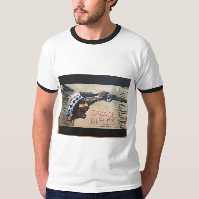savage arms t shirt logo 1905 (Front)