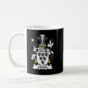 Savage Coat of Arms Family Crest Coffee Mug