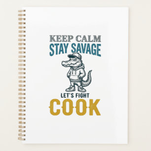 Savage Cook Alligator Vintage Engraving Graphic_1 Planner