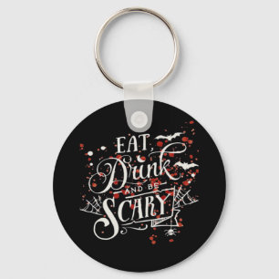 Savage Halloween Spooky Aesthetic Key Ring