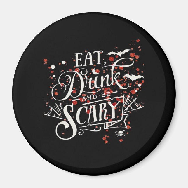 Savage Halloween Spooky Aesthetic Magnet (Front)