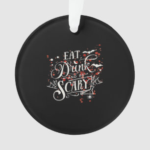 Savage Halloween Spooky Aesthetic Ornament