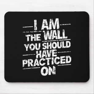 Savage Ice Hockey Goalie Quote Mouse Mat