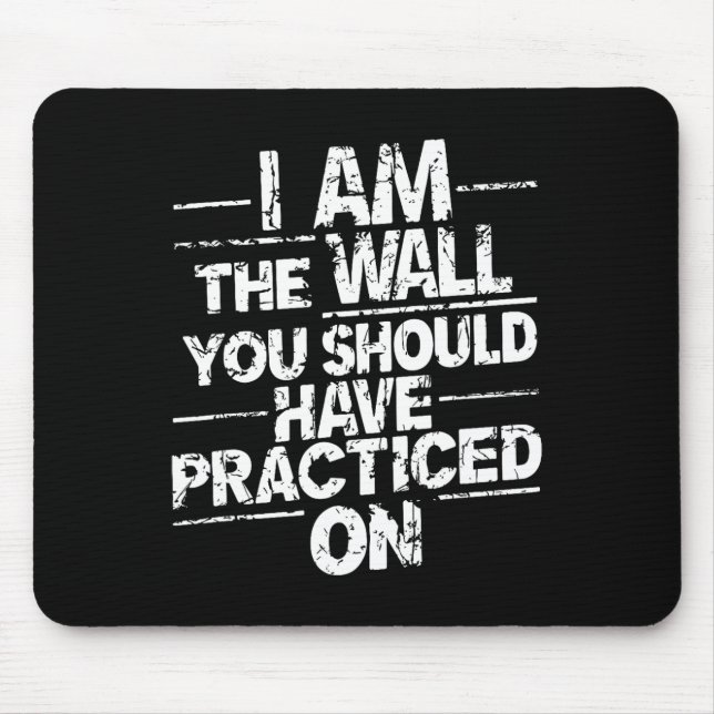 Savage Ice Hockey Goalie Quote  Mouse Mat (Front)