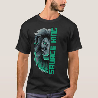 Savage King – Bold Lion Inspired T-Shirt