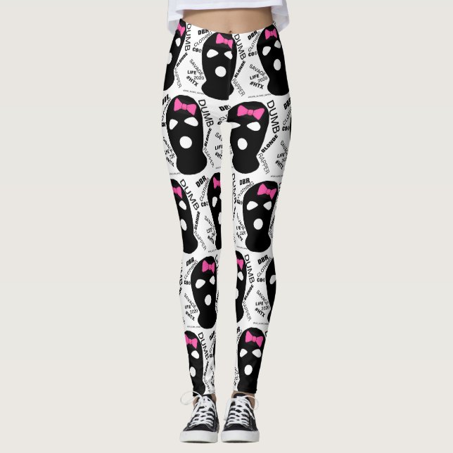 SAVAGE LIFE LEGGINGS 2020 HTX DUMB BLONDE RAPPER™ (Front)