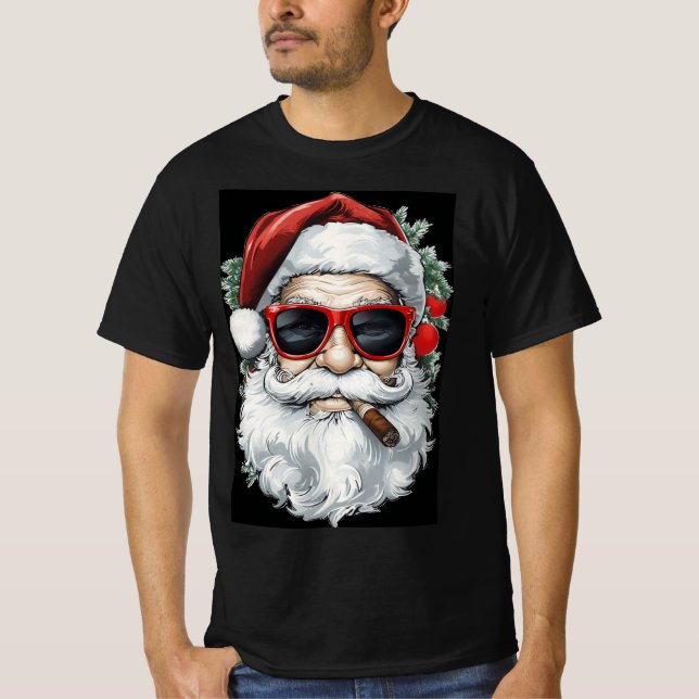 Savage Santa customised T Shirt (Front)
