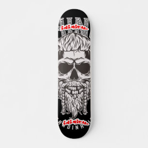 Savage Viking Skull  Skateboard