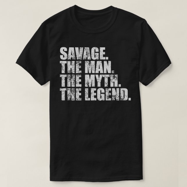 SavageSavage Family name Savage last Name Savage S T-Shirt (Design Front)