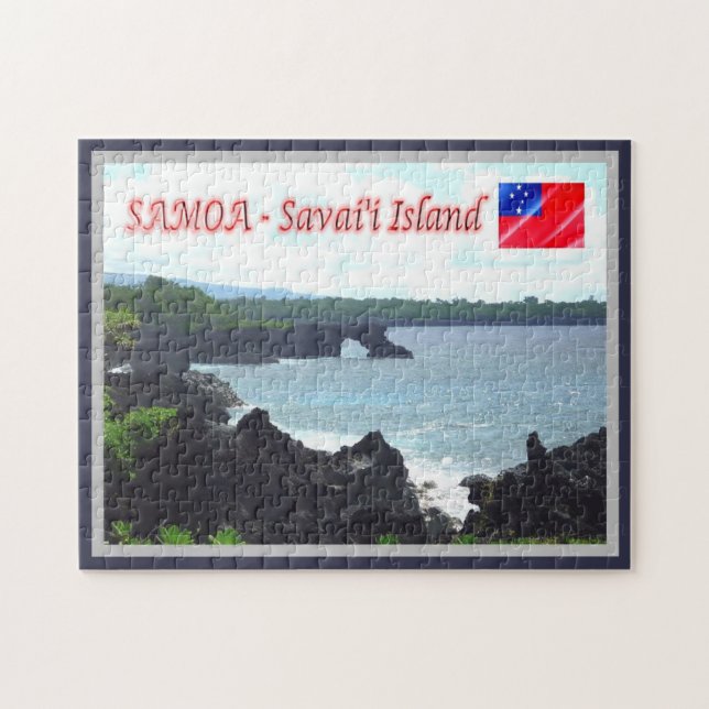 Savai'i Island - Coastline - Samoa - Jigsaw Puzzle (Horizontal)