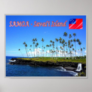 Savai'i Island - Samoa - Poster