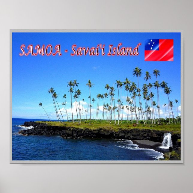 Savai'i Island - Samoa - Poster (Front)