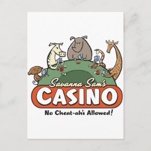 Savanna Casino Postcard