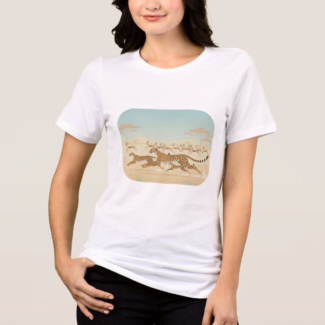 Savanna Chase Cheetahs Tee (Front)