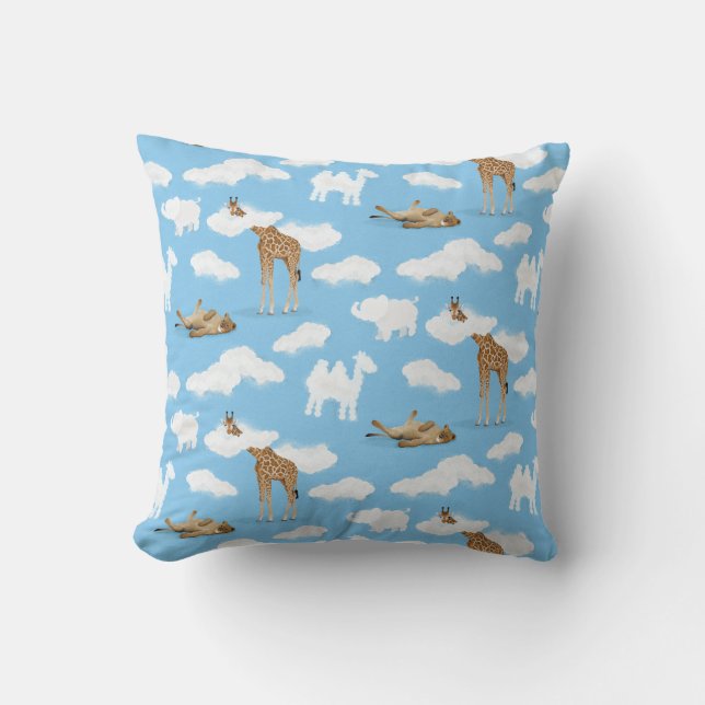 Savanna cloud animals cushion (Front)