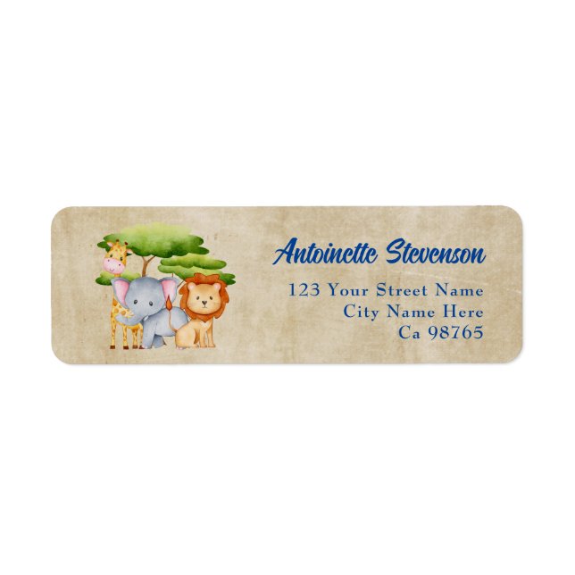 Savanna Safari Baby Animals (Front)