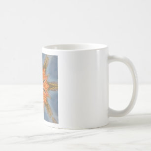 Savanna Star Bloom – A Bold African Animal Print Coffee Mug