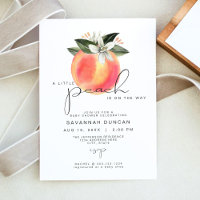 SAVANNAH A little Peach Baby Shower Peaches